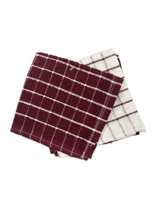 Chios Hellas Towel Bordeaux 30x30cm 3pcs