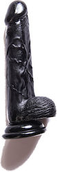 Sweetvibes Dildo realist Cu ventuză Negru 18cm