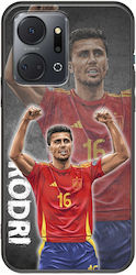 Euro 2024 Rodri Honor X7a Black Tpu Black Silicone Euro 2024 Rodri Honor X7a Black Tpu Black Silicone