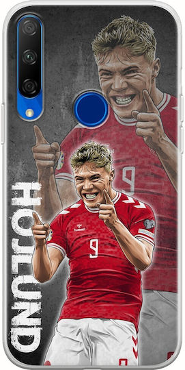 Euro 2024 Rasmus Hojlund Huawei Honor 9x Carcasa flexibilă din silicon transparent TPU