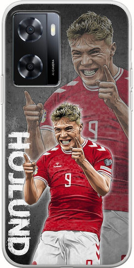Euro 2024 Rasmus Hojlund Oppo A57s Flexible Tpu Διάφανη Σιλικόνη