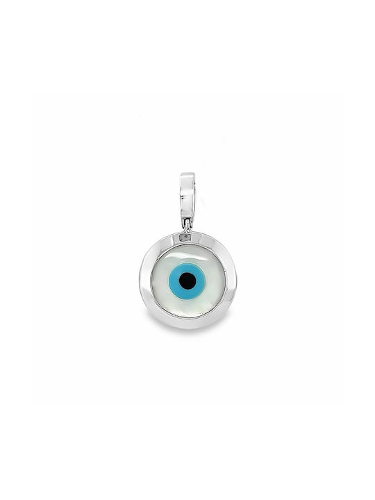 Xryseio Charm Auge aus Weißgold 18k