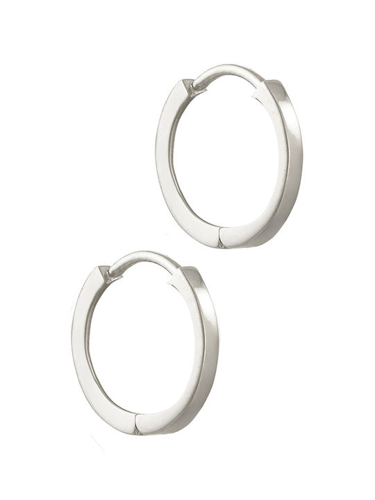 Kritsimis Earrings Hoops made of Platinum