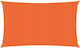 vidaXL Rectangular Umbrela Sail Portocaliu 3x6m