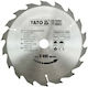 Yato Δίσκος Κοπής Ξύλου με 18 Δόντια 185mm