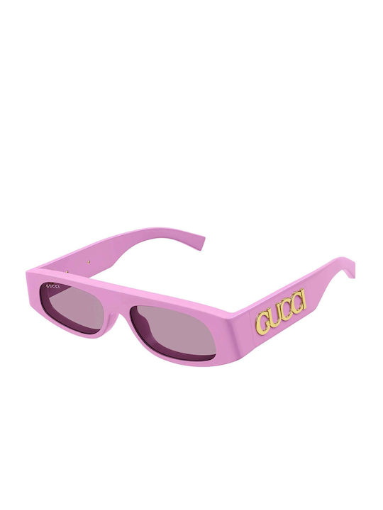 Gucci Ochelari de soare cu Violet Din plastic Rame și Violet Lentilă GG1771S 008