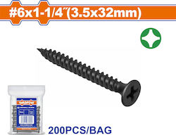 Wadfow Gipskartonschraube mit Durchmesser M3.5mm 200Stück Wadfow Gipskartonschraube mit Durchmesser M3.5mm 200Stück