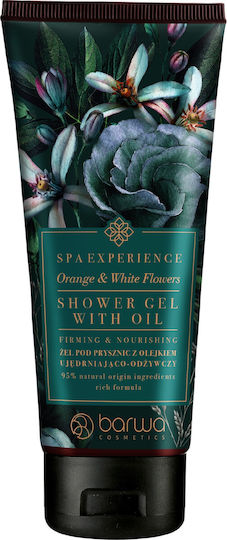 Barwa Barwa Spa Experience Firming Nourishing Shower Gel Orange & White Flowers 200ml