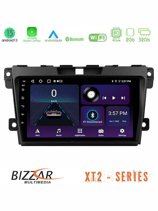 Bizzar Ηχοσύστημα Αυτοκινήτου 2DIN (Bluetooth/USB/WiFi/GPS/Apple-Carplay/Android-Auto) με Οθόνη Αφής 9"
