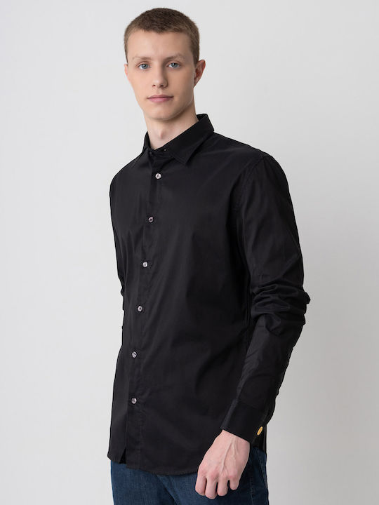 Moschino Men's Shirt Long Sleeve Black