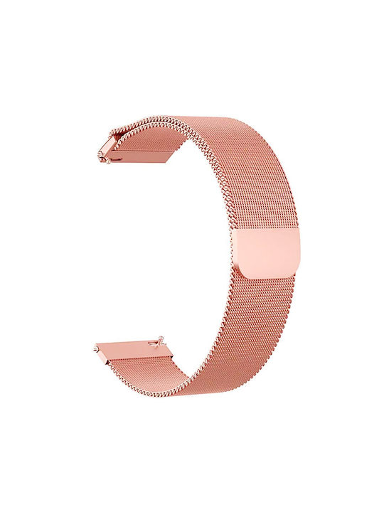 Λουρί Metallic Bracelet Pink Gold 20mm
