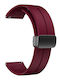 KOSTELO Gummi-Armband Burgundisch 22mm
