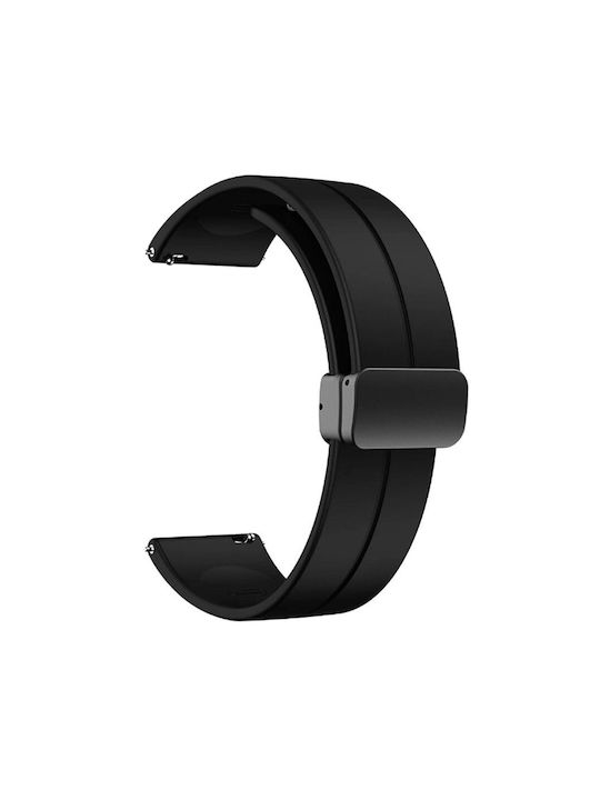 KOSTELO Gummi-Armband Schwarz 20mm