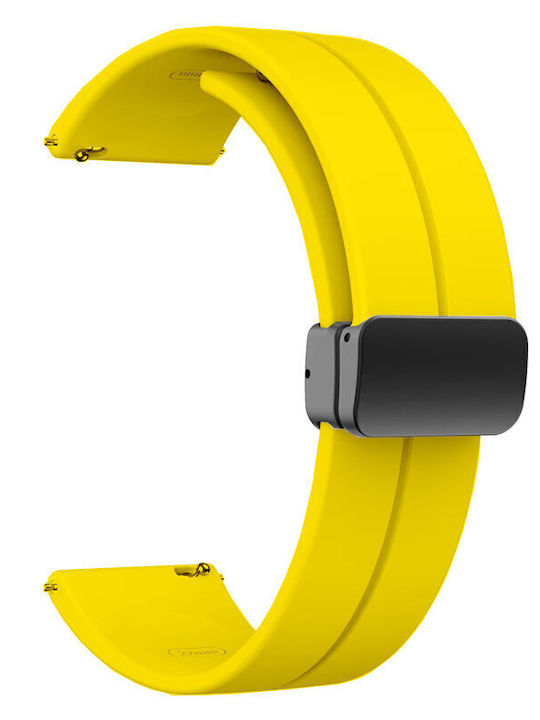 KOSTELO Rubber Strap Yellow 20mm