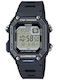 Casio Collection Digital Herrenuhr 41.3mm Chronograph Batterie mit Schwarz Kautschukarmband