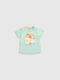 Kinder Shirt Kurzarm Grün