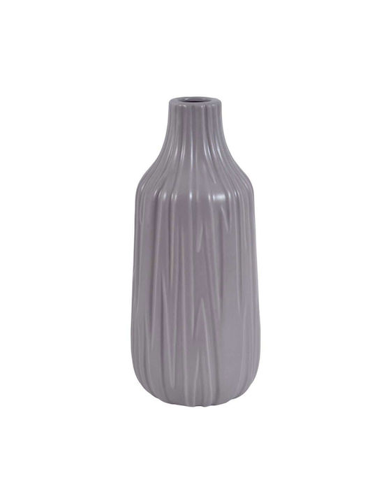 Ankor Decorative Vase Gray 15x15x37.5cm