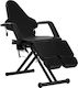 Activeshop Tattoo Chair Black with Adjustable Height and Electric Lifting Mechanism Bed
