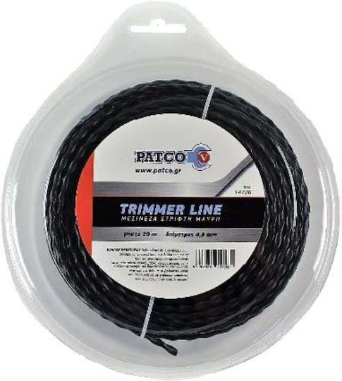 Patco 1106 Mähfaden Drehung Länge 25m und Dicke 3.9mm