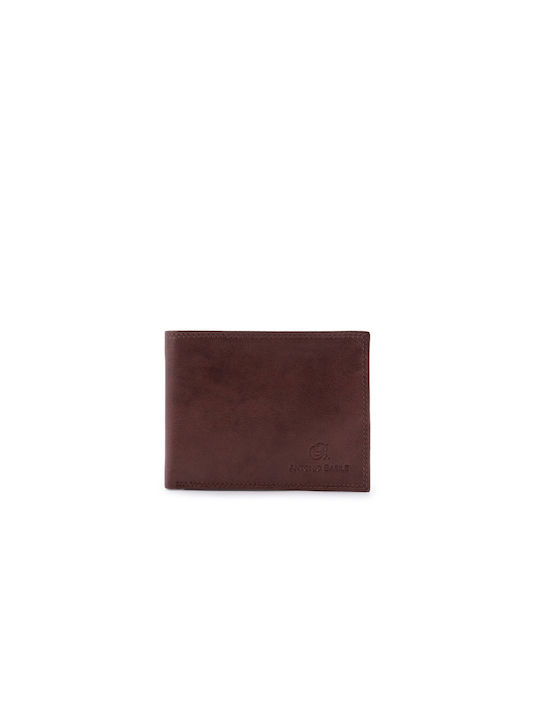 Love4shoes Men's Leather Wallet Tabac Brown
