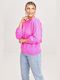 Figl Damen Pullover Wolle Rosa