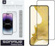 Sonique Hardy Glass Premium Series HD 2.5D 0.25mm Vollkleber Gehärtetes Glas Schwarz (Galaxy S22 5G)