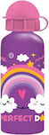 Must Kids Water Bottle Aluminium Purple 500ml Perfect Day