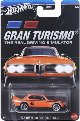 Mattel Gran Turismo Spielzeugauto '73 BMW 3.0 CSL Rennwagen für 3++ Jahre