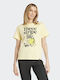 Adidas Women's Athletic T-shirt Yellow