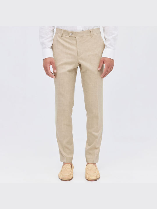 Aristoteli Bitsiani Herrenhose in Slim Passform Beige