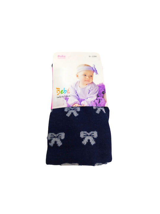 Yanoir Kids Tights Blue Φιογκάκια