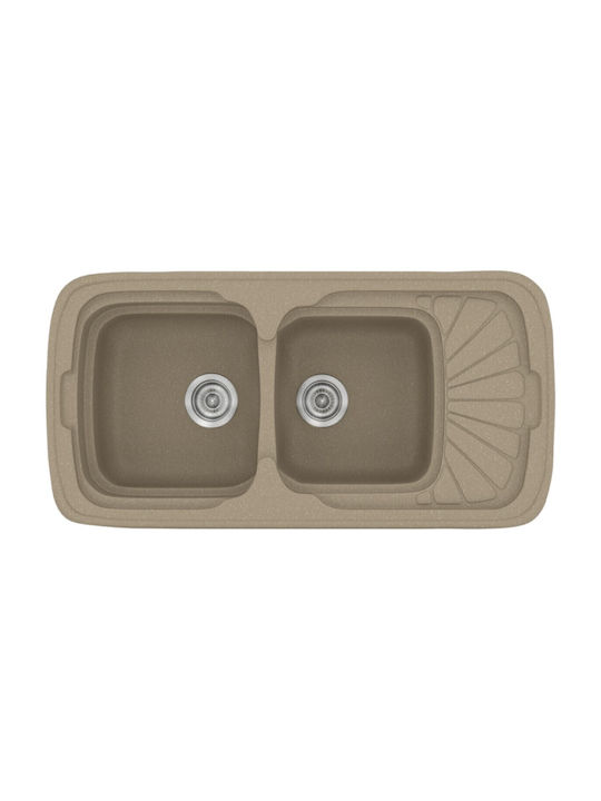 Sanitec Classic Drop-In Sink Synthetic Granite ...