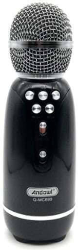 Andowl Kabelloses Karaoke-Mikrofon Q-mc899 Q-MC899 Schwarzes