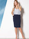 Figl Pencil Midi Skirt in Blue color