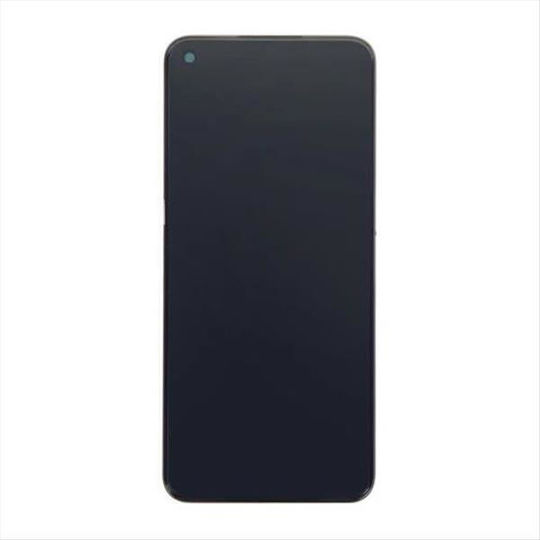 Oppo Screen with Touch Mechanism and Frame for OPPO A54 5G, A74 5G (Black)