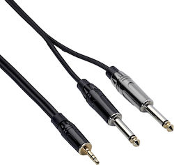Bespeco Cable 2x 6.3mm male - 3.5mm male 3m RKYMSJ300