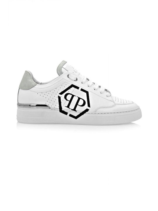 Philipp Plein Hexagon Bărbați Sneakers Alb