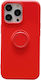 Ring 360 Full Cover Silicon Roșu (Galaxy A12)