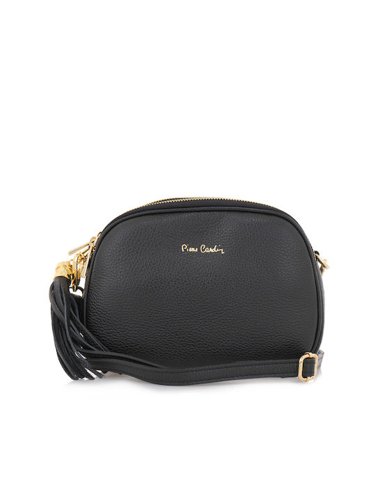 Pierre Cardin Dollaro Leather Women's Bag Crossbody Black