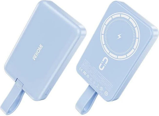 WK WP-47 MagSafe Power Bank 10000mAh 20W Γαλάζιο