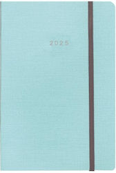 Nächster Kalender 2025 Nomad Daily Flexi Blau Elastisch 17x25cm