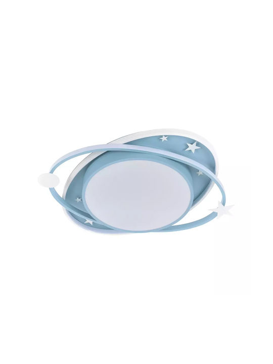 Kids Single Mount Ceiling Light E27 Blue 87W