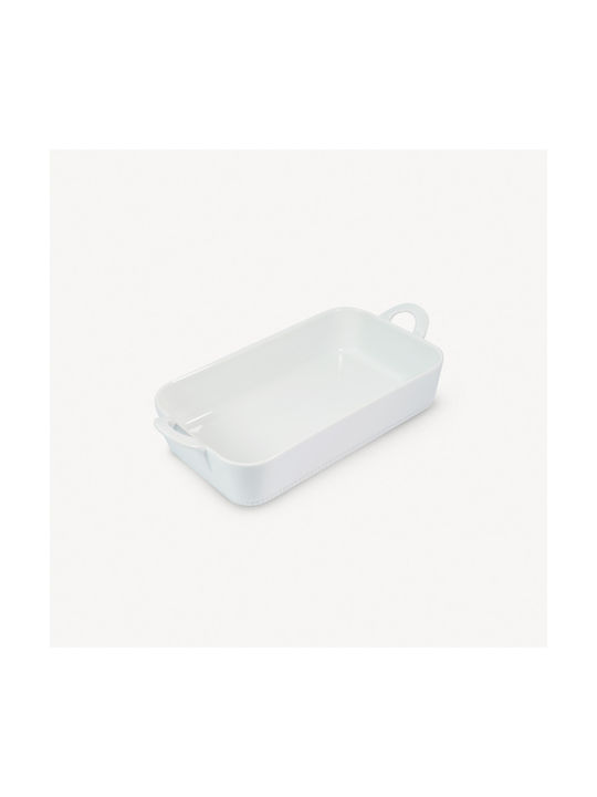 Pillivuyt Porcelain Rectangular Heat-Resistant Cookware 31x18x6cm