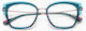 Woodys Barcelona Marion Damen Metallisches Bril...