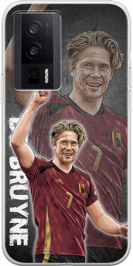 Euro 2024 Kevin De Bruyne Xiaomi Poco F5 Pro 5g Flexible Tpu Transparent Silicone