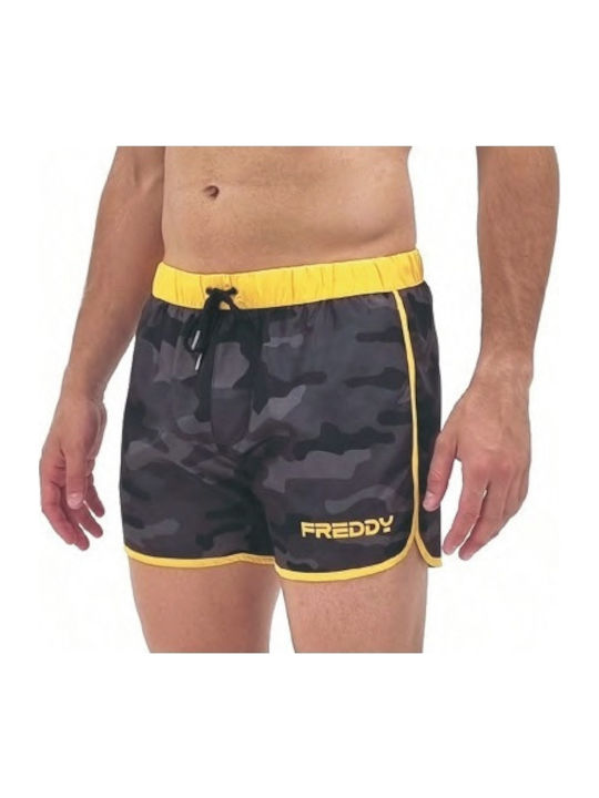 Ανδρικό Μαγιό Βερμούδα Μαύρη Camo