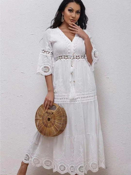 Summer Maxi Dress White