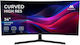 MISURA EG34RWA Ултраширок VA HDR Curved Монитор 34" QHD 3440x1440 165Hz с Време за Реакция 1мс GTG