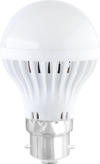 Aca LED-Lampe 6W 100mm für Fassung B22 und Form A60 Warmes Weiß 400lm