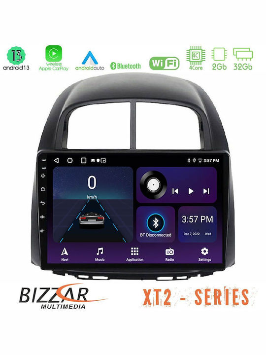 Bizzar Ηχοσύστημα Αυτοκινήτου 2DIN (Bluetooth/USB/WiFi/GPS/Apple-Carplay/Android-Auto) με Οθόνη Αφής 10"